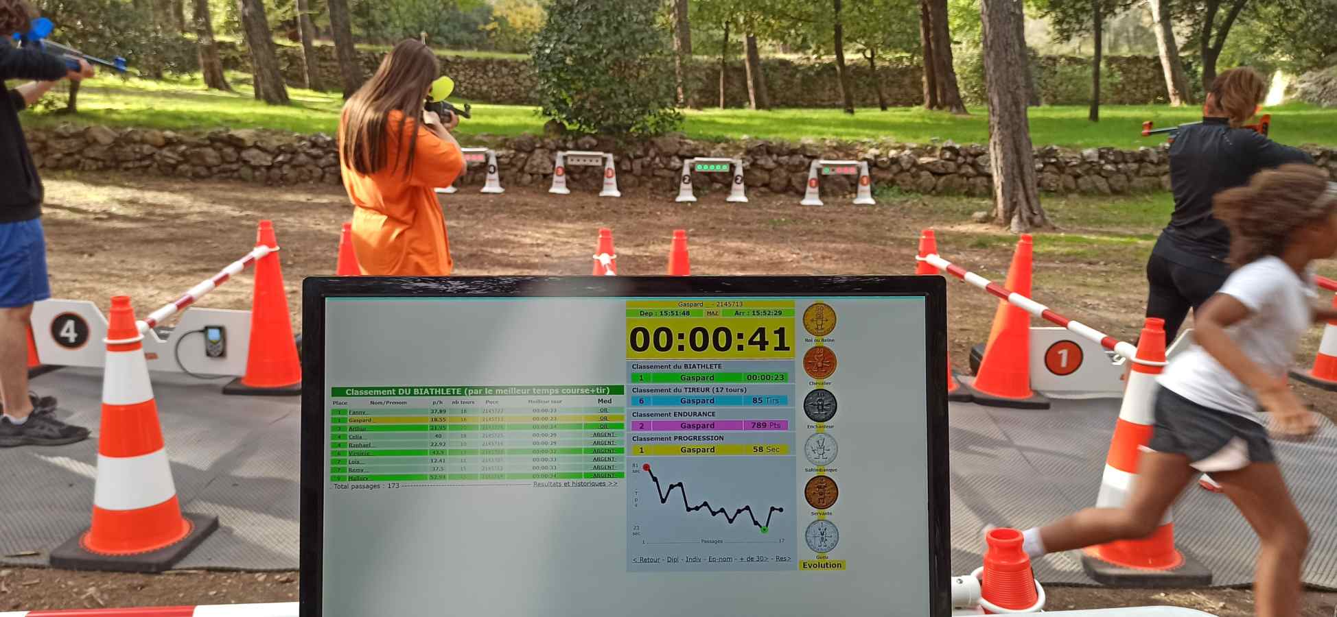 Biathlon optique à Aubagne