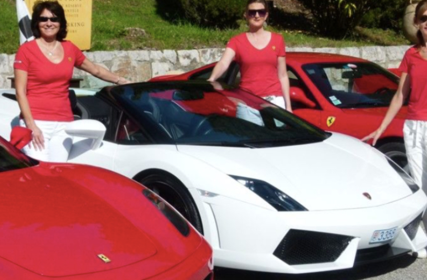 Baptême en Lamborghini sur les routes panoramiques au dessus de Monaco pour entreprise