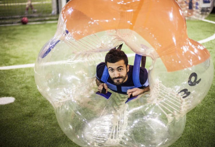 Bubble foot à Lisbonne