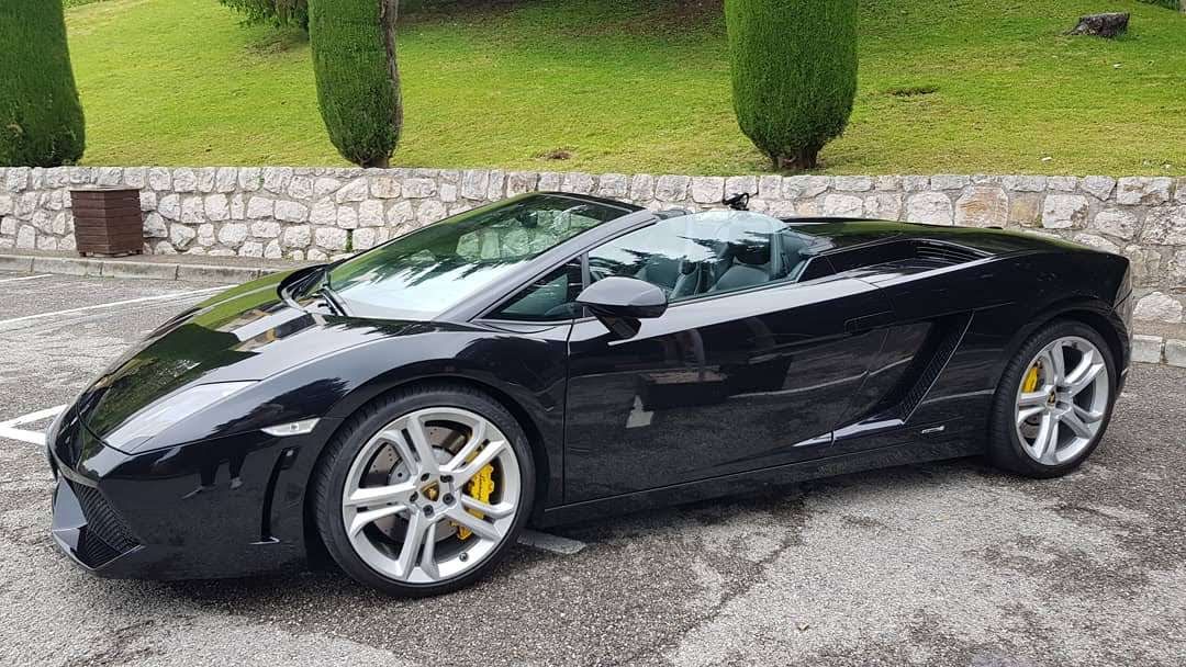 Baptême Lamborghini Gallardo à Nice 