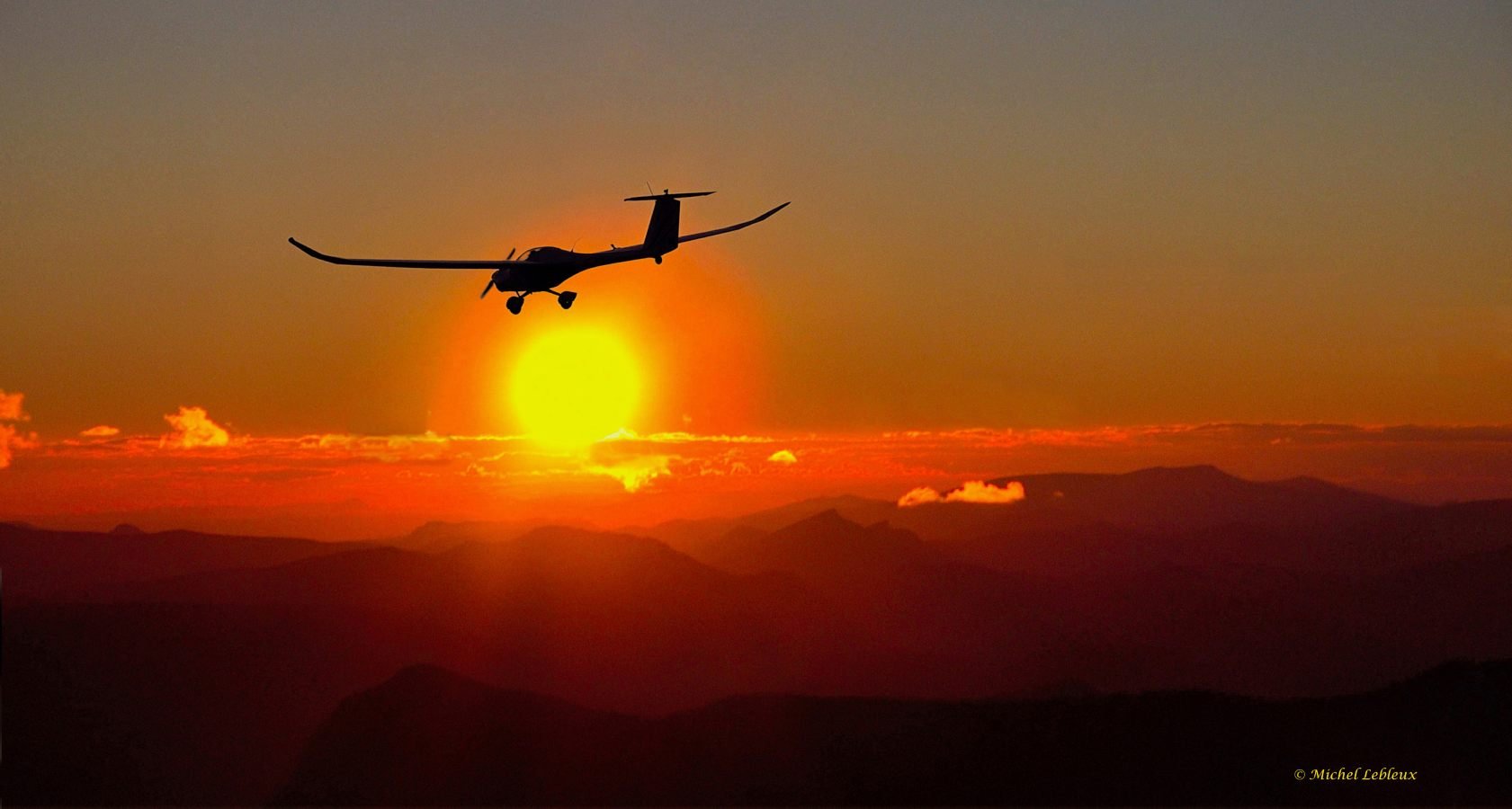 Baptême de l'air en planeur à Tallard