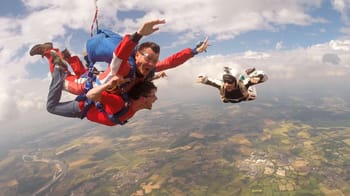 Saut en parachute tandem à Dieppe
