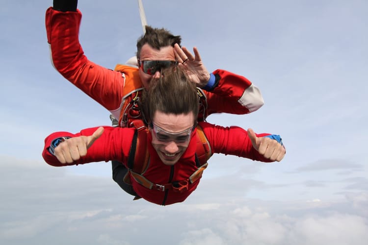 Saut en parachute tandem à Dieppe
