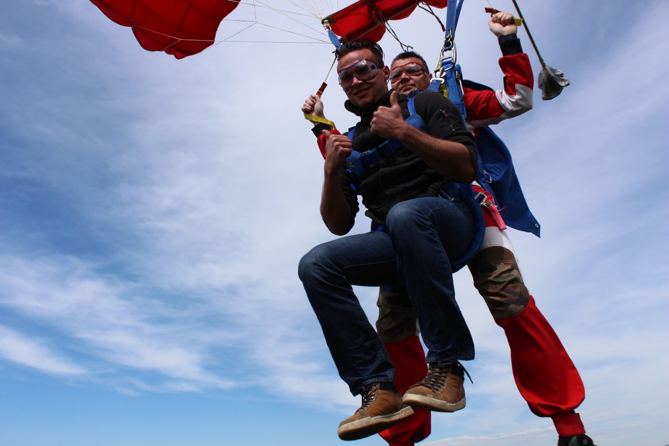 Saut en parachute tandem à Dieppe