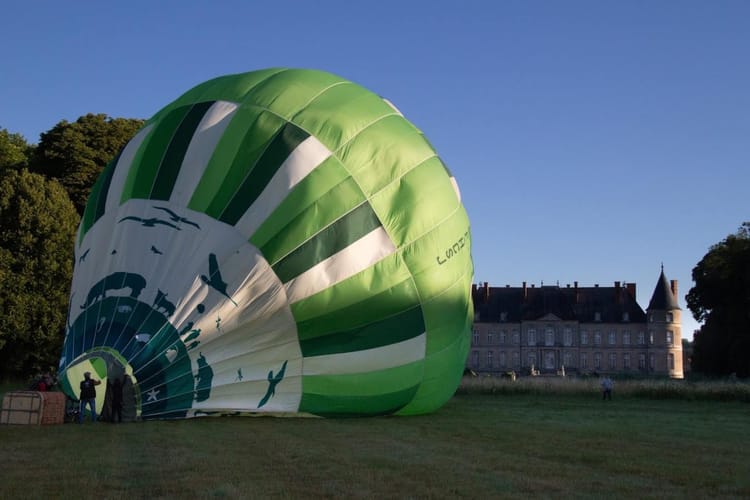 Vol en montgolfière au Château d'Haroué