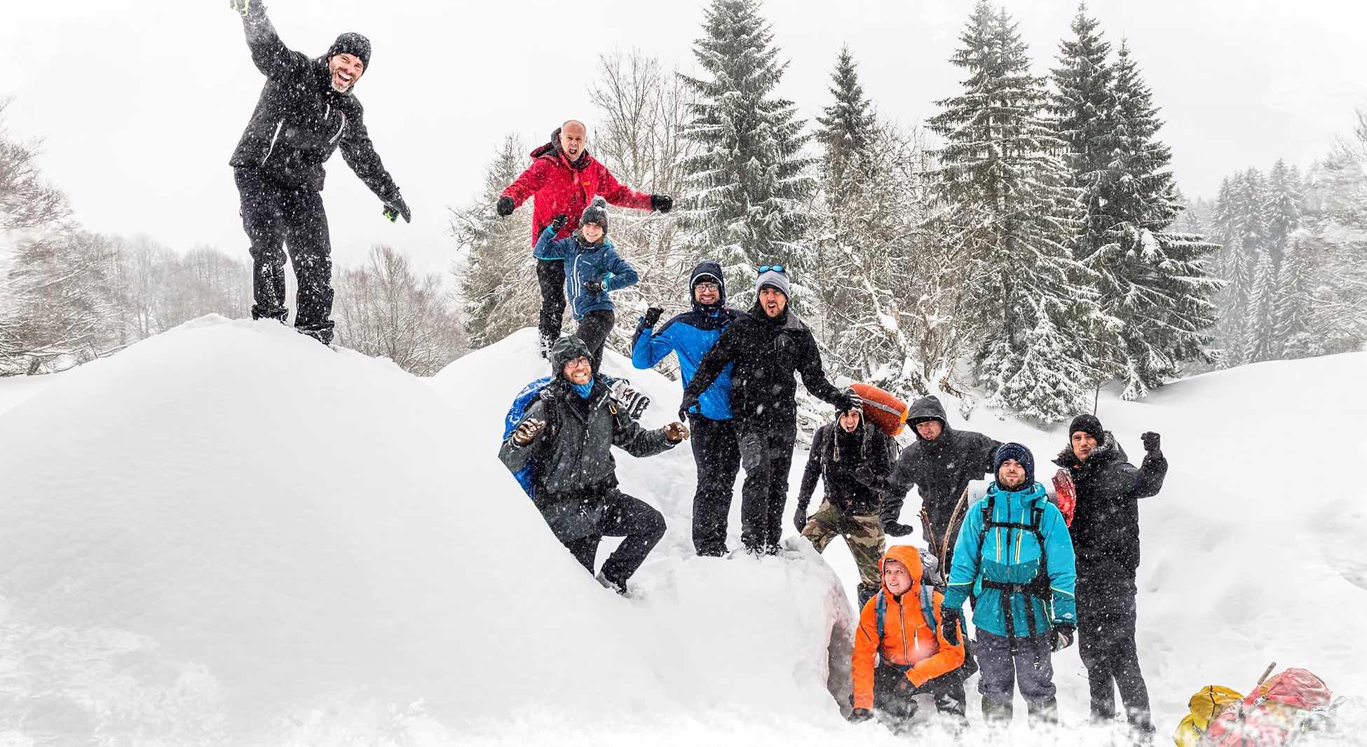 Stage de survie spécial Grand Froid dans le Haut Jura