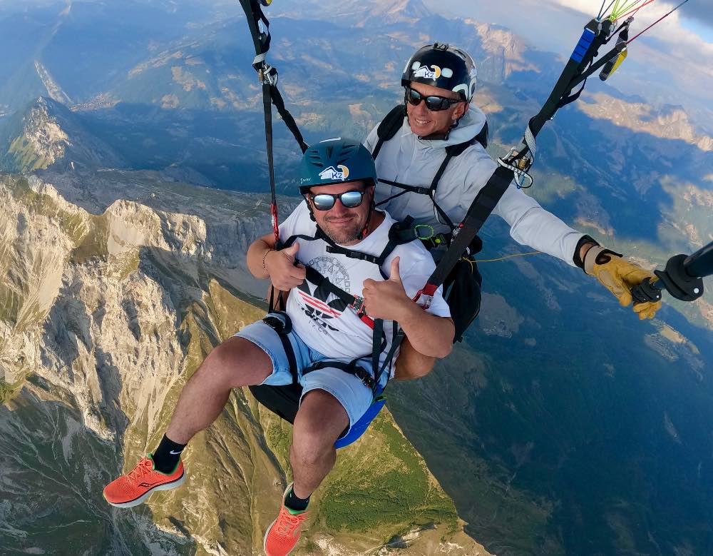 Baptème en Parapente sur le lac d'Annecy - Doussard