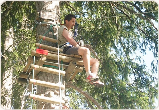 Accrobranche aux Contamines - Parc de Loisirs Patrice Dominguez