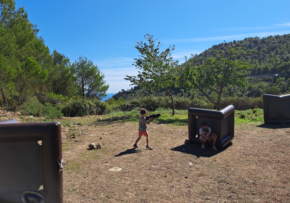 Laser Game à Eze, proche de Monaco