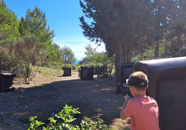 Laser Game à Eze, proche de Monaco