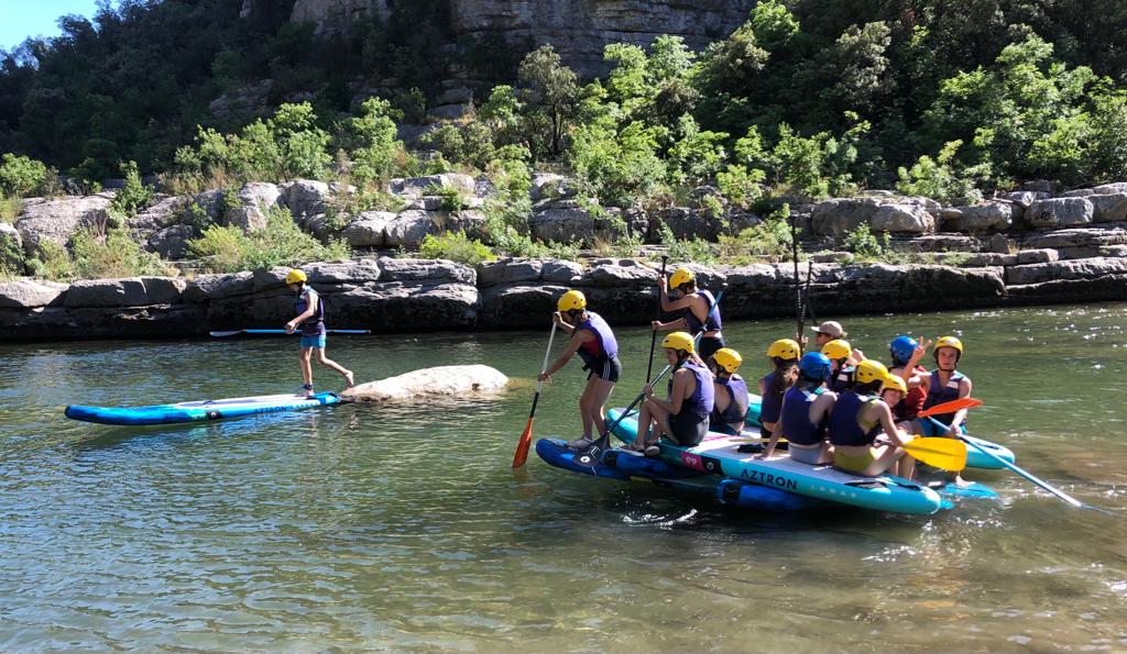 Location de paddle sur l'Hérault à Saint-Bauzille-de-Putois 