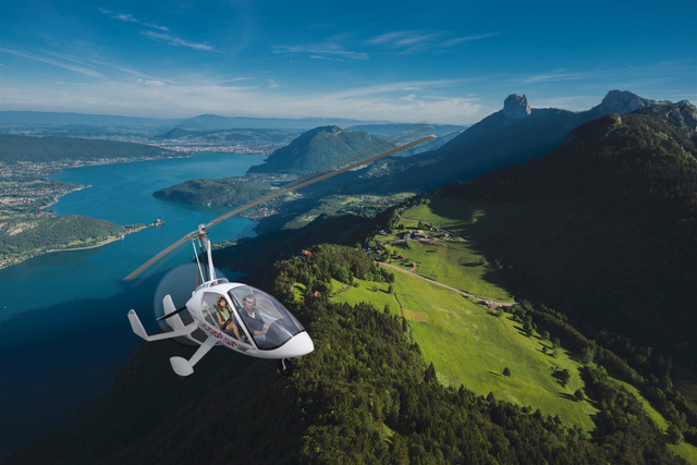 Baptême de l'air en ULM autogire à Annecy