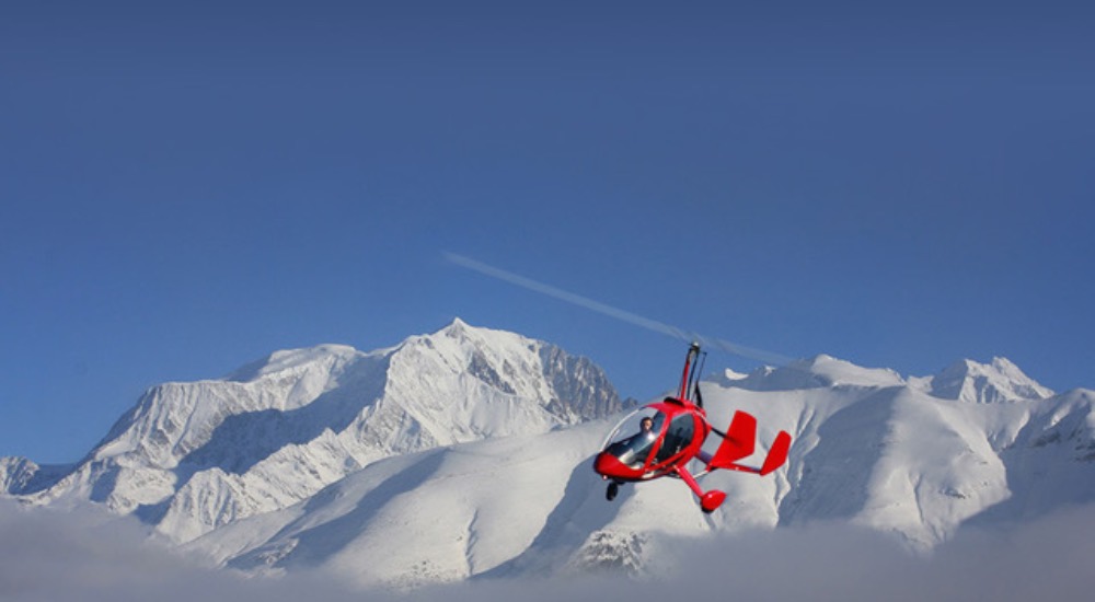 Baptême de l'air en ULM autogire à Annecy