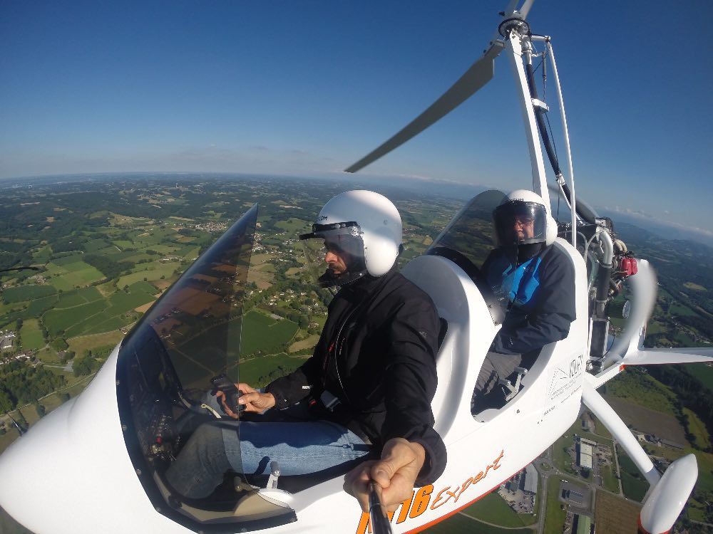 Vol d'initiation en ULM près de Pau