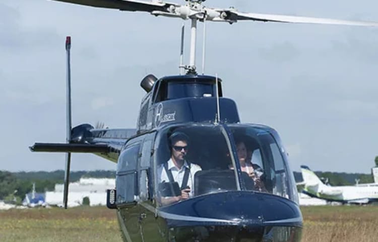 Vol d'initiation en hélicoptère au départ de Rennes