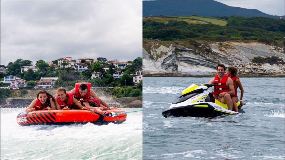 Bouée tractée et Jet-ski à Ciboure - Saint Jean de Luz