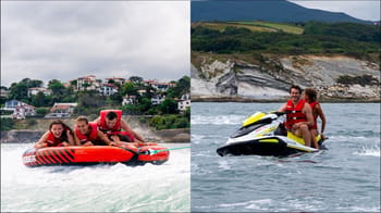 Bouée tractée et Jet-ski à Ciboure - Saint Jean de Luz