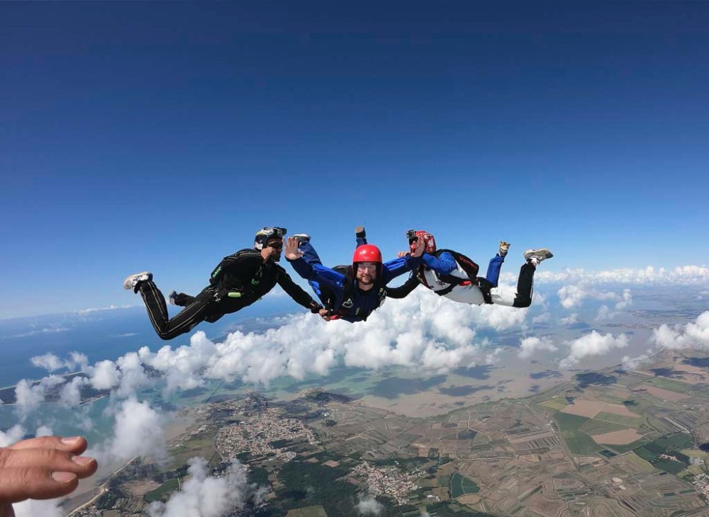Saut en parachute tandem à Rochefort