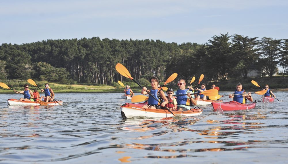 Randonnée en Kayak dans le Golfe du Morbihan près de Vannes