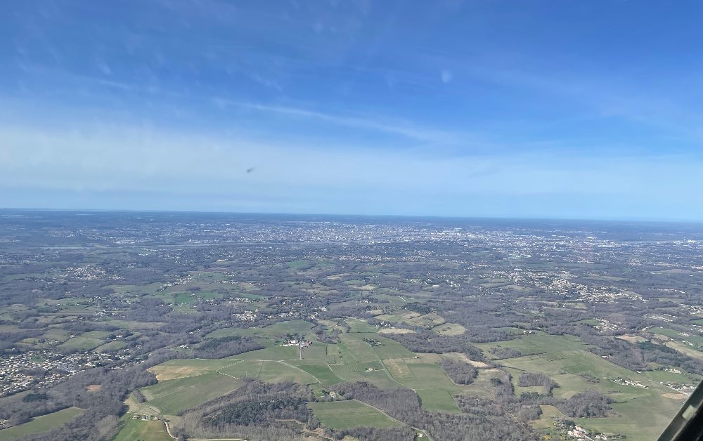 Vol en hélicoptère au-dessus de Bordeaux