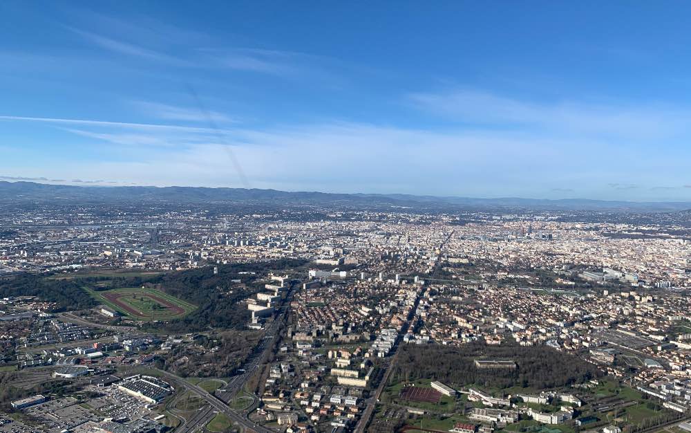Vol en hélicoptère au départ de Miribel près de Lyon