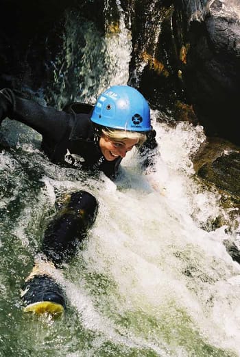 Canyoning en Cévennes près d'Anduze