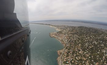 Vol en hélicoptère à Sète