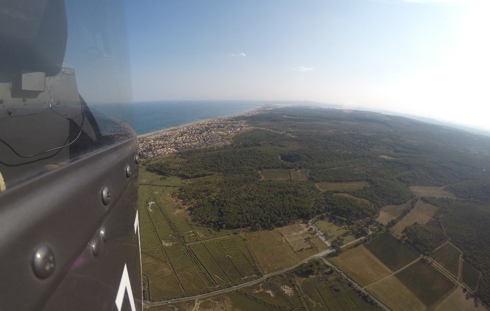 Vol en hélicoptère près de Narbonne