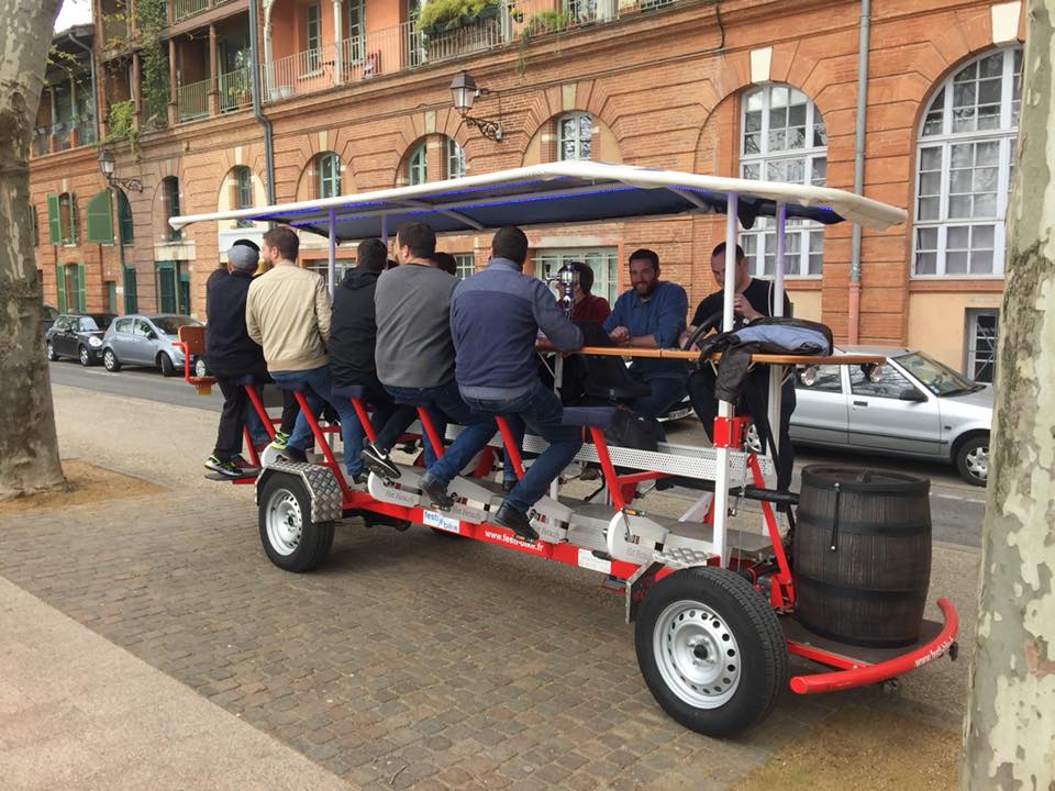 Tour Beer Bike à Toulouse