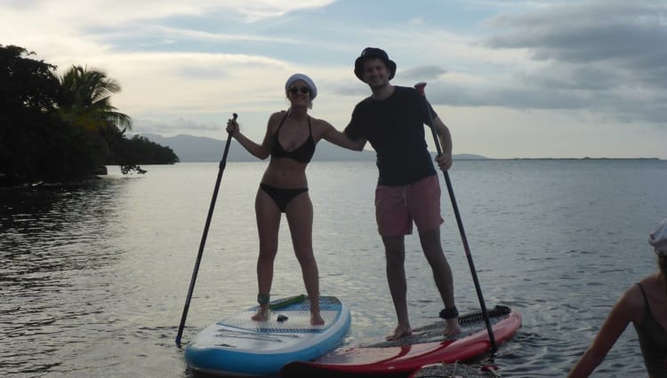 Excursion en stand up paddle mangrove et lagon à plage Babin