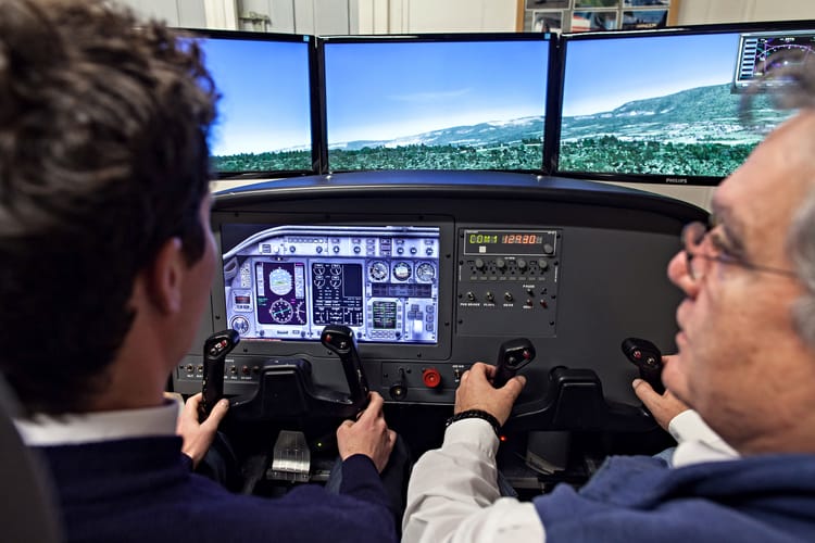 Simulateur de vol d'avion CESSNA à Lyon