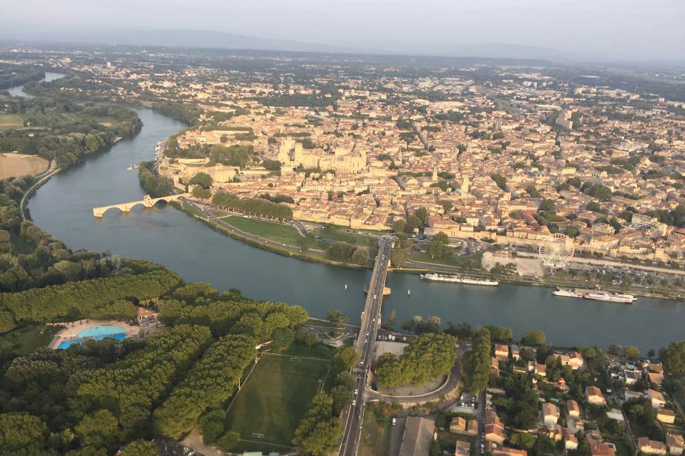 Vol en hélicoptère à Avignon