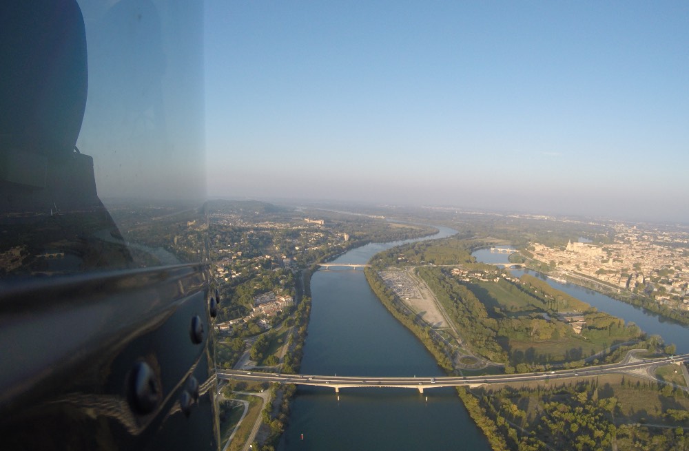 Vol en hélicoptère à Avignon
