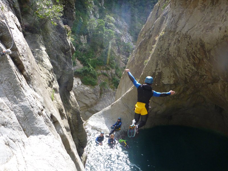 Canyoning près de Perpignan