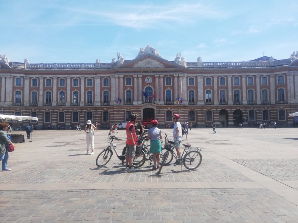 Visite guidée en vélo à Toulouse