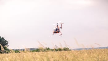 Vol en hélicoptère près de Dijon