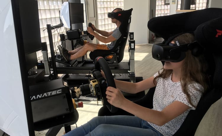 Simulateur automobile en réalité virtuelle à Nantes