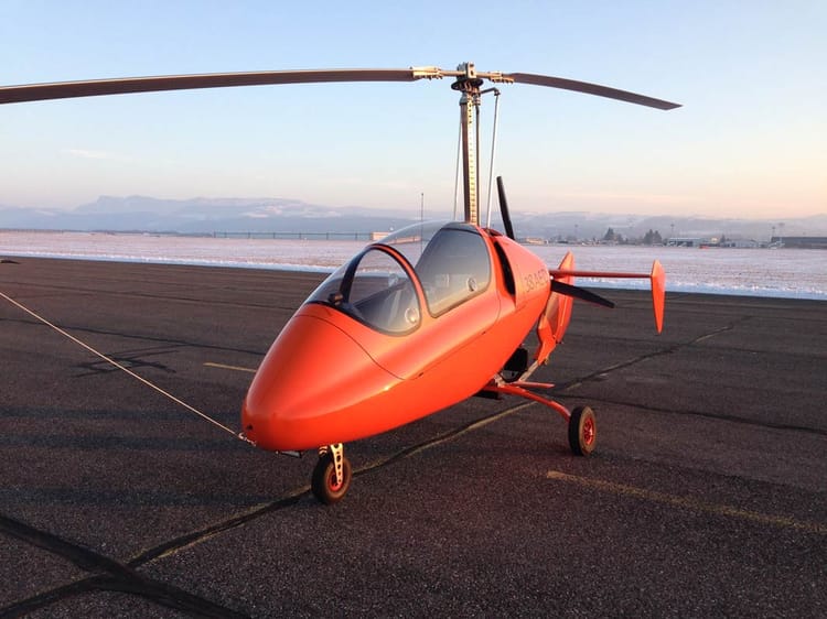 Vol d'initiation au pilotage d'un ULM à Grenoble - autogyre