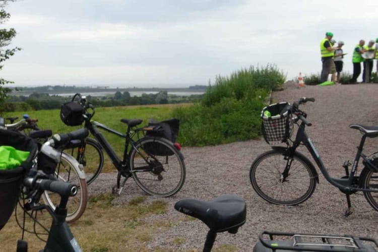 Visite guidée en vélo à assistance électrique en baie de Sallenelles