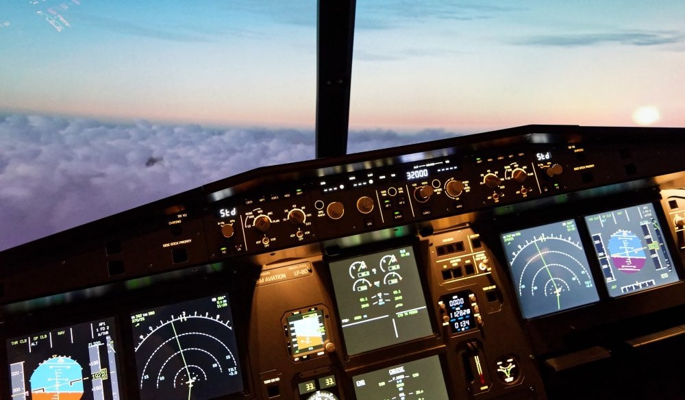 Simulateur de vol d'avion Boeing 737 à Prague