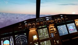 Simulateur de vol d'avion Boeing 737 à Prague