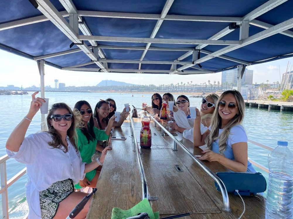 Water Beer Bike à Barcelone