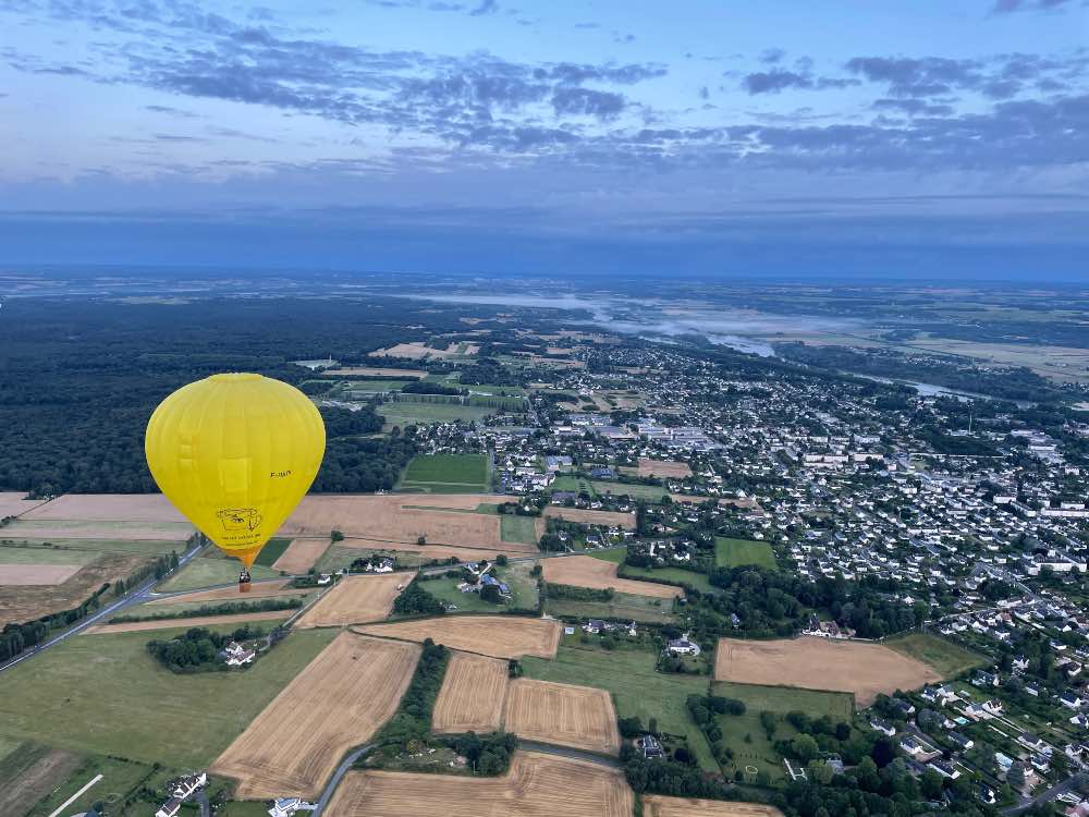 Vol en montgolfière au-dessus des Châteaux de la Loire 