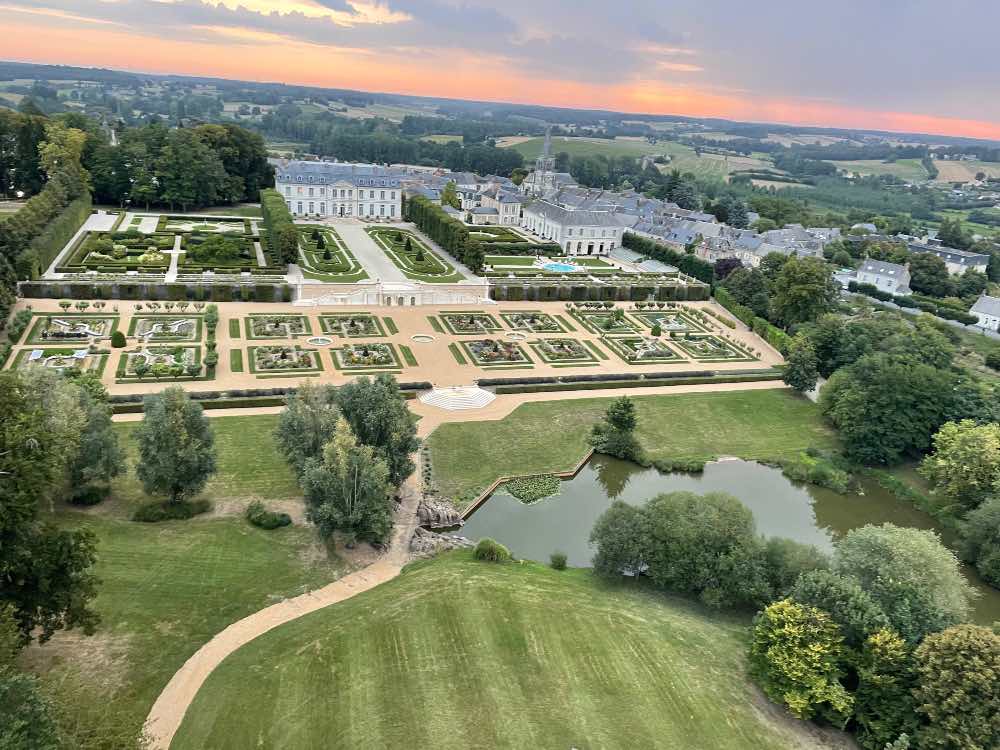 Vol en montgolfière au Château du Lude