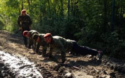 Journée d'entrainement militaire à Prague