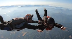 Vol d'initiation en parachute près de Gap