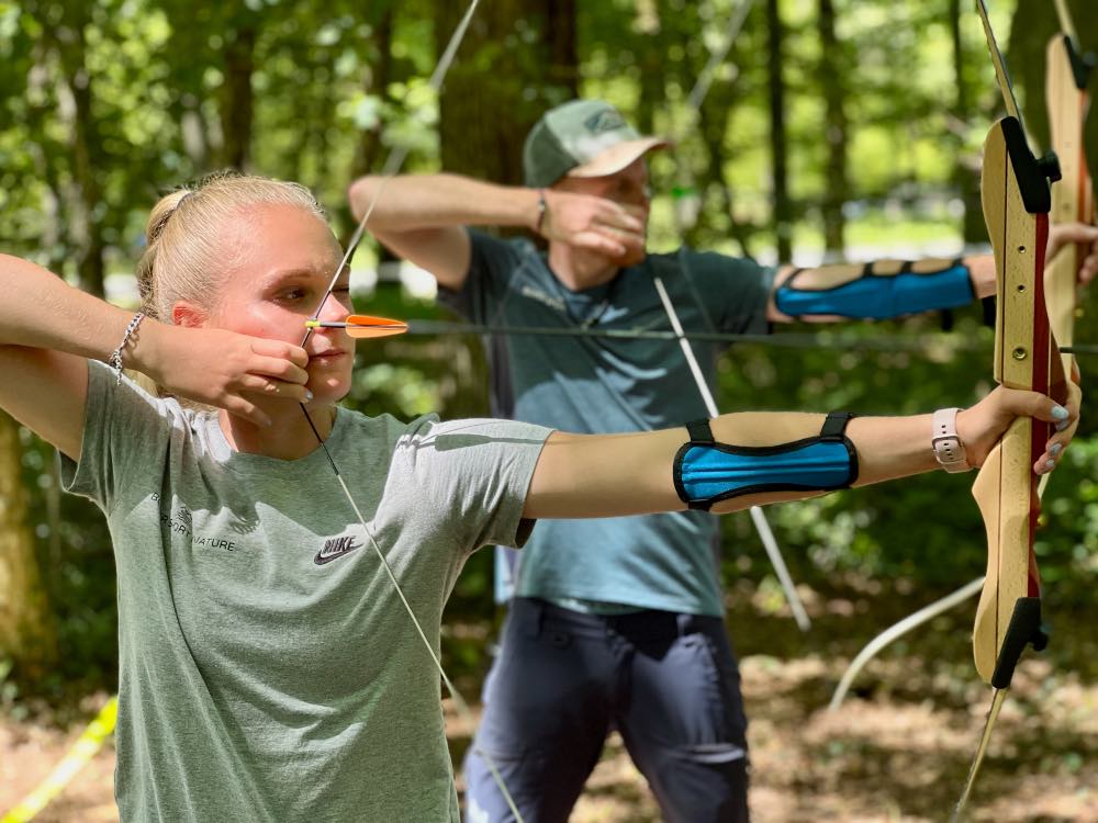 Initiation au tir à l'arc à côté de Montargis