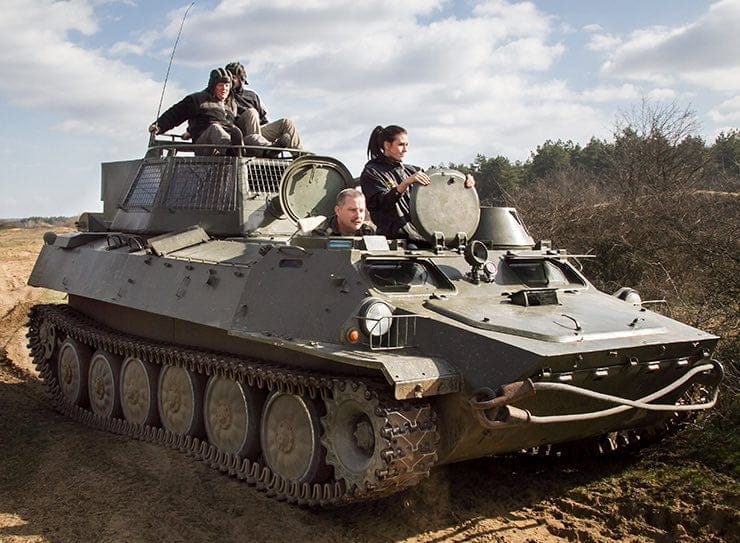 Conduite de Tank à Budapest