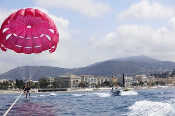 Parachute ascensionnel à Argelès-sur-Mer