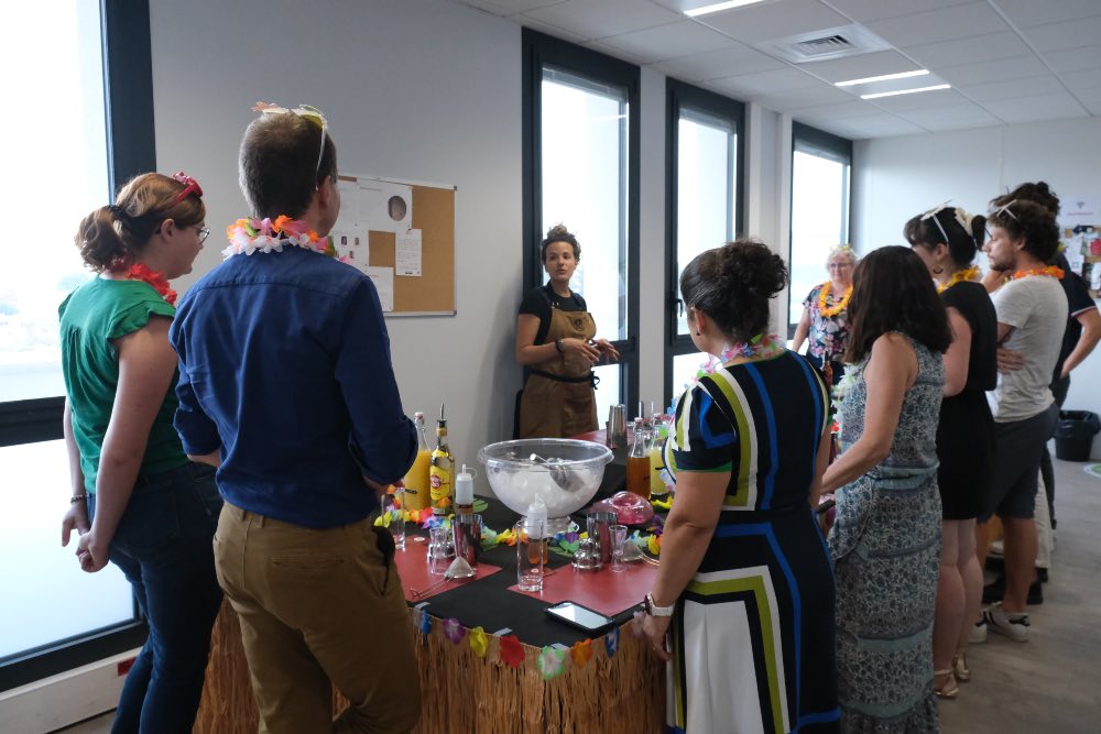 Atelier création de cocktails à Lyon à domicile